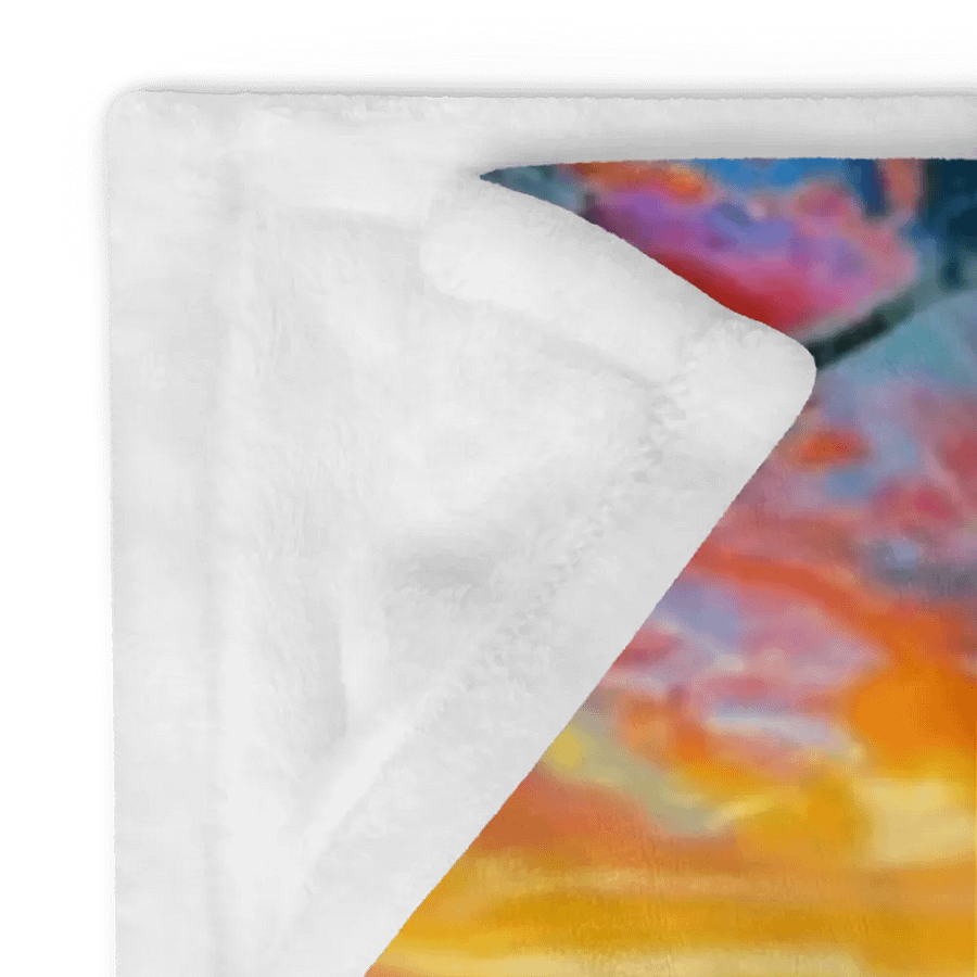 Scenic Snowy Tree-Lined Lake Throw Blanket product image (12)