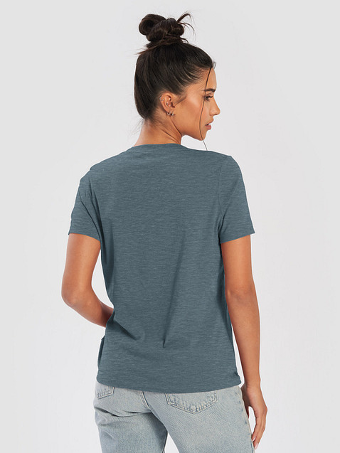 Photo showing Bella+Canvas Women's Relaxed V-Neck T-Shirt 