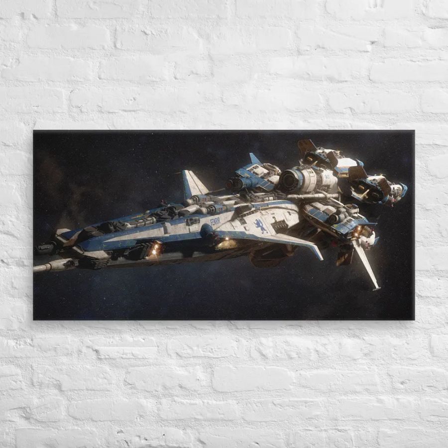 Art Print - Rail Gun Ship product image (2)