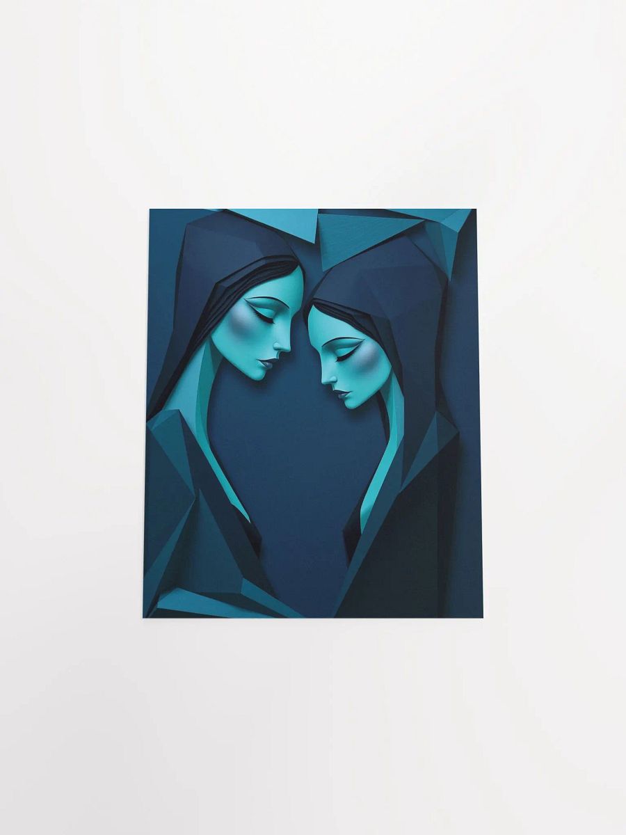 Symmetry in Blue Poster product image (30)