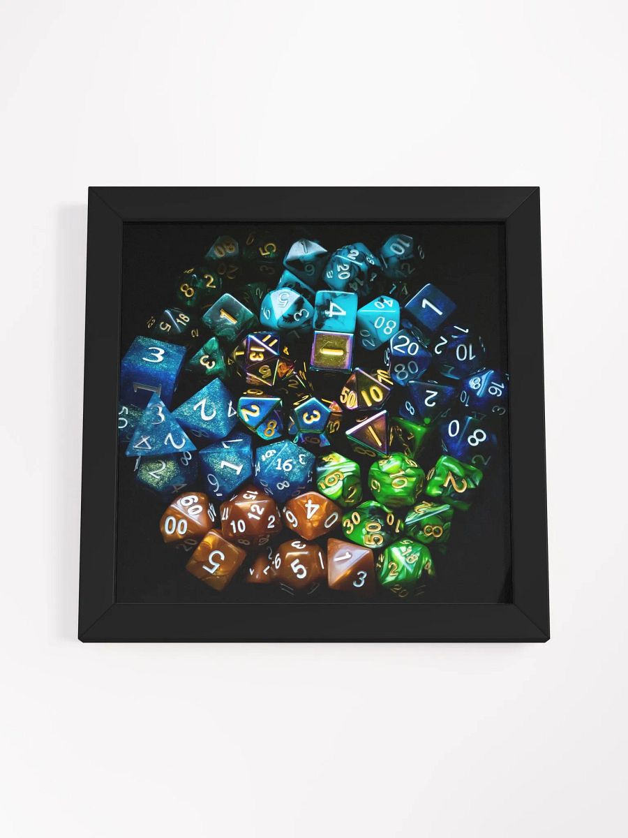 Hexed Dice Framed Print product image (16)