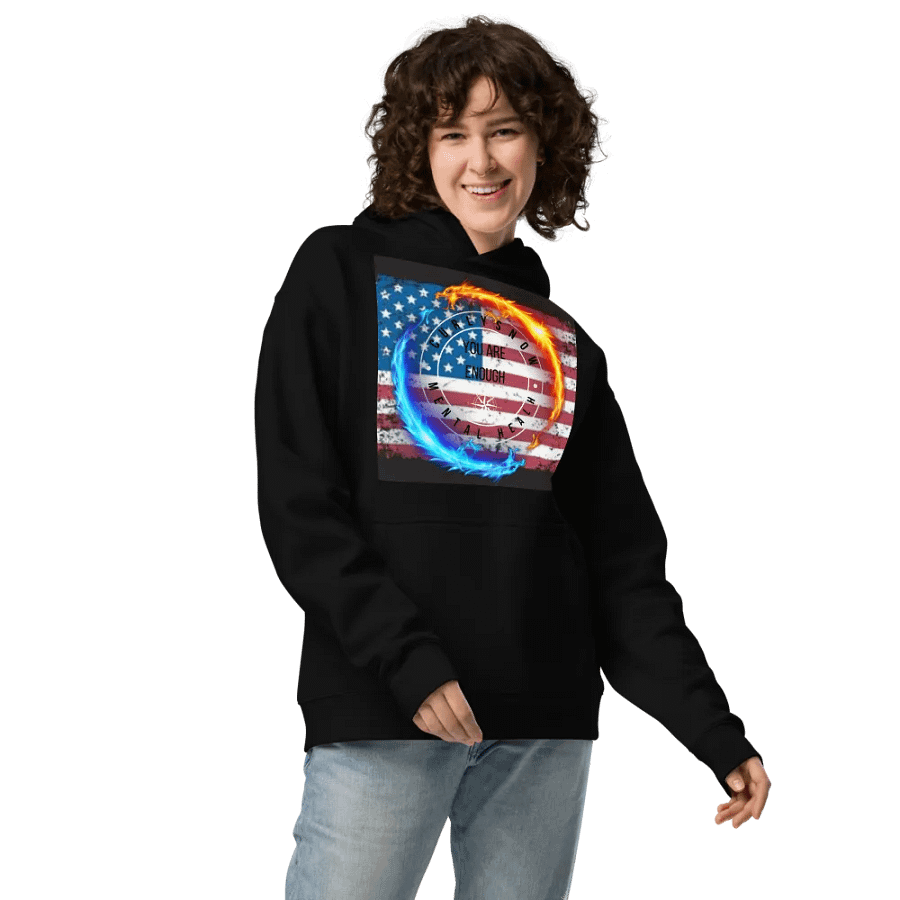 you are enough hoodie product image (3)