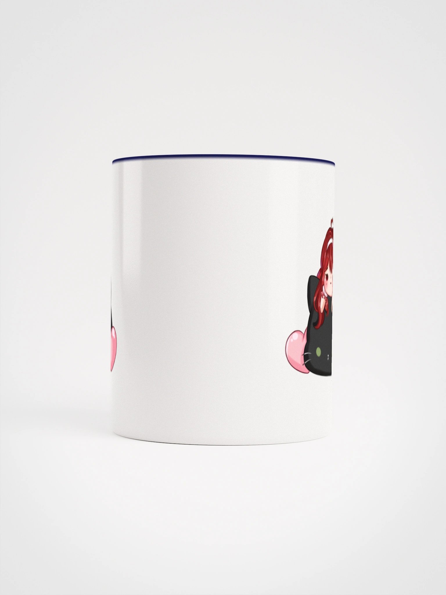 Pink Heart Cat Mug product image (63)