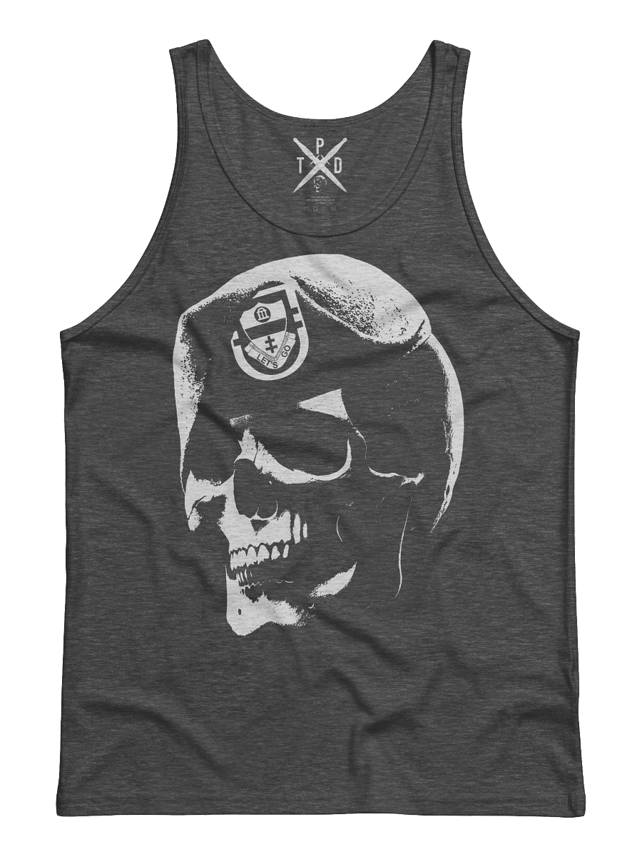 Skull Beret Tank Top product image (1)