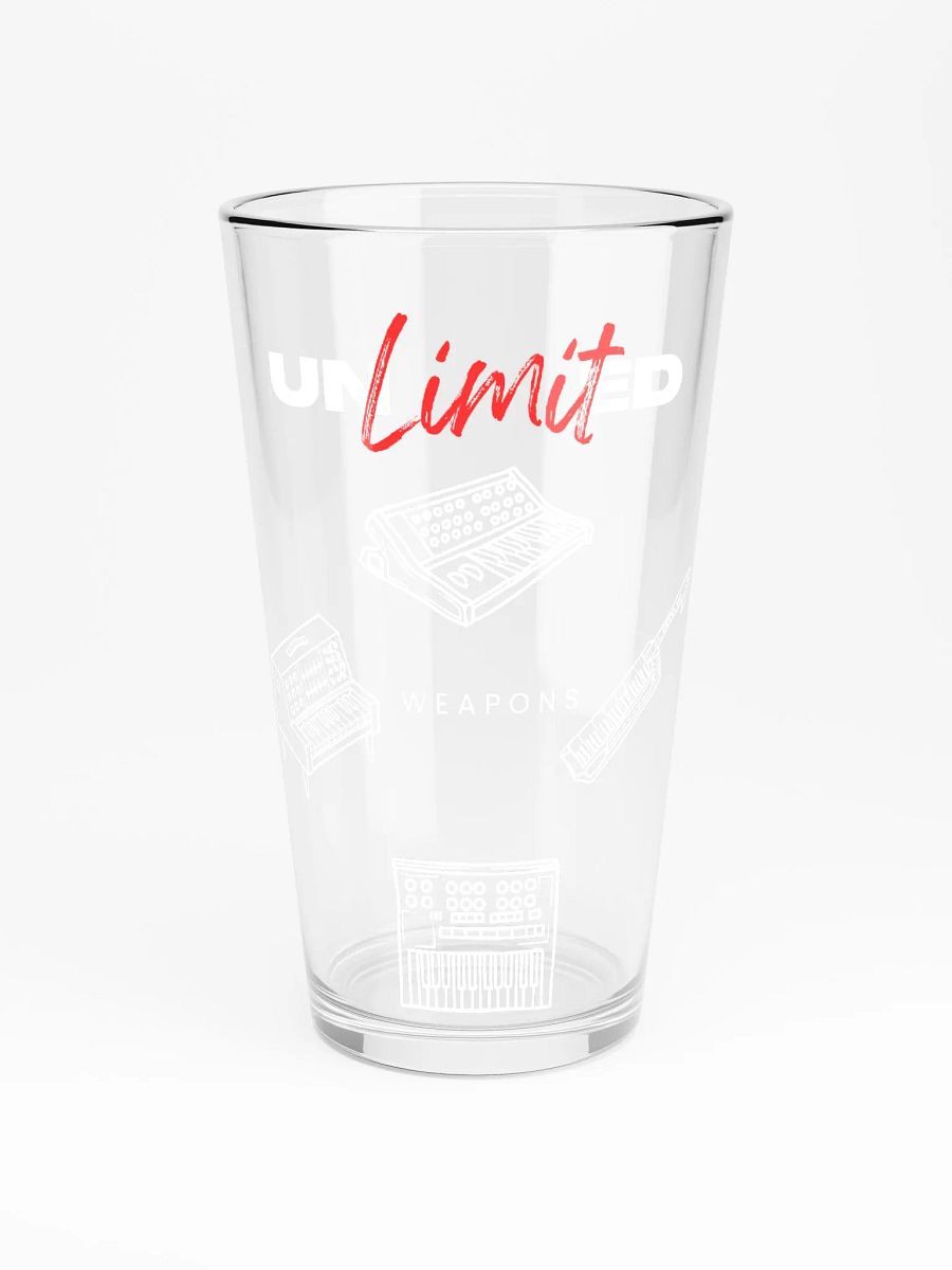 UNLIMITED WEAPONS PINT GLASS product image (3)
