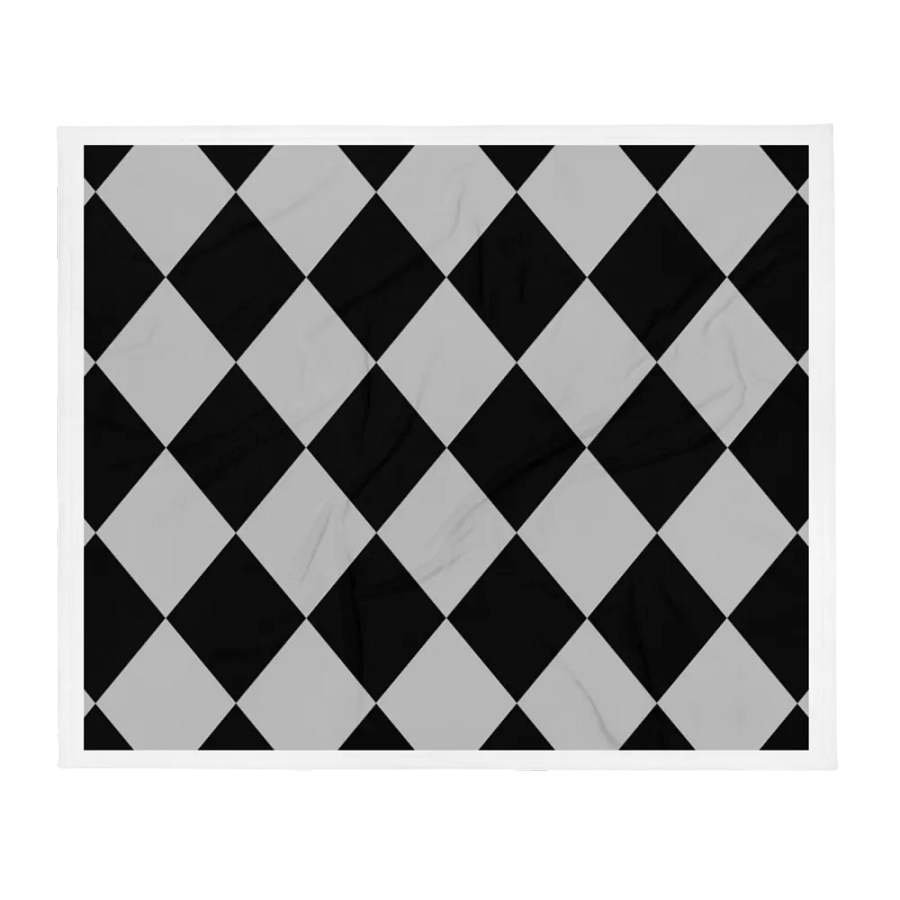 Black And Gray Diamond Pattern Blacket product image (2)