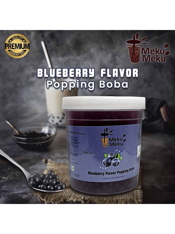 Blueberry Popping Boba Crystals Delicious Flavour product image (1)