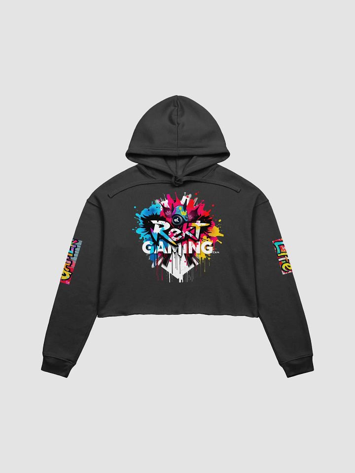 Rekt Gaming Graffiti Crop Hoodie product image (1)