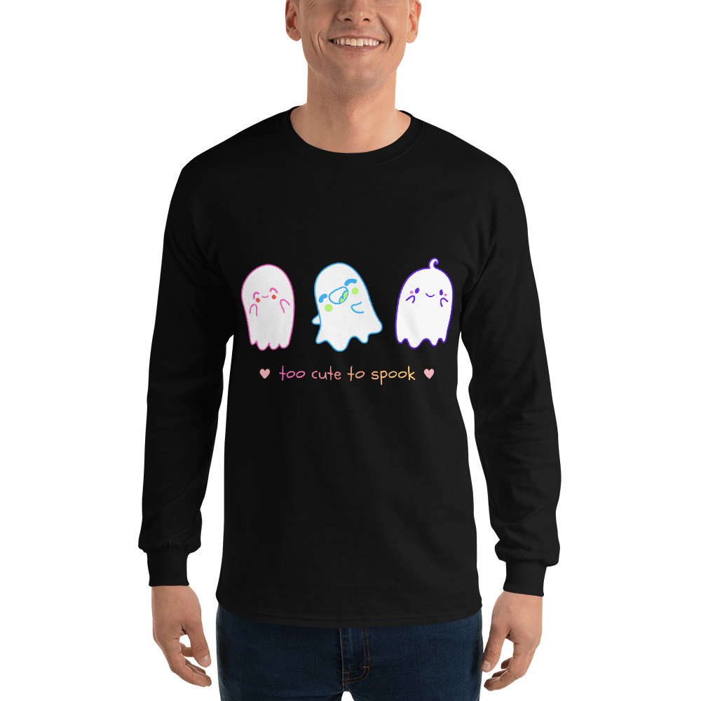 Whimsical Ghost Trio Long Sleeve Tee product image (1)