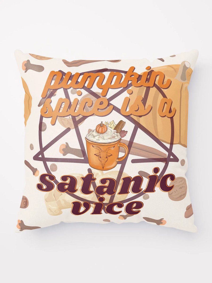 Pillow: Pumpkin Spice Satanic Vice product image (5)