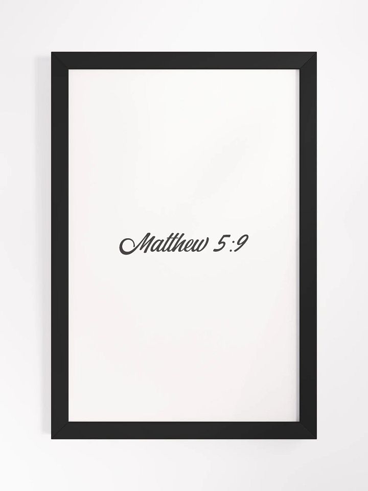 Bible Verse Matthew 5:9 product image (1)
