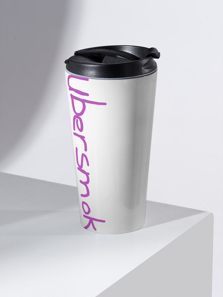 ubersmok lettering travel mug product image (1)