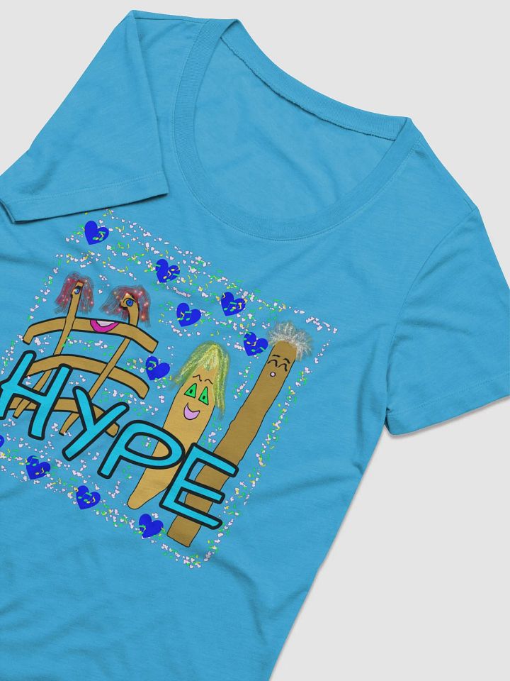 Hype Fries Ladies' Triblend Short Sleeve T-Shirt product image (24)