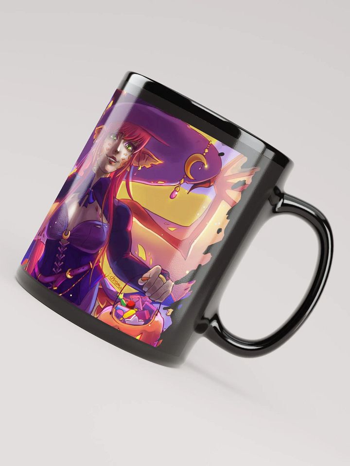 CosmicChroma Vtuber Halloween - Spooky Witch - Colorful Ceramic Mug - Art by CosmicChroma product image (1)