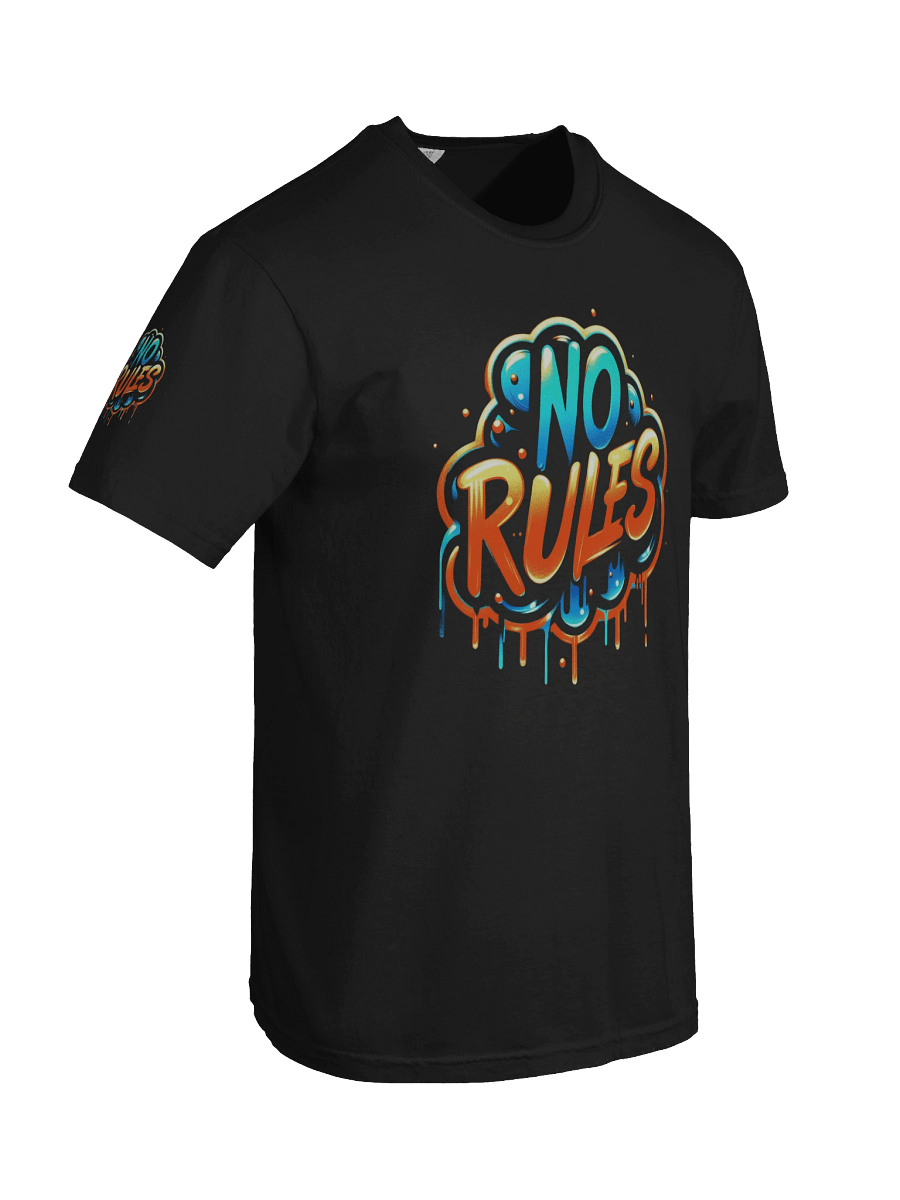 NO RULES – Bold Urban Graffiti Text Design product image (7)