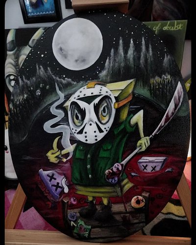 Cereal killer. Will post pics of the glow later 😈🔪🥣 @stay_green