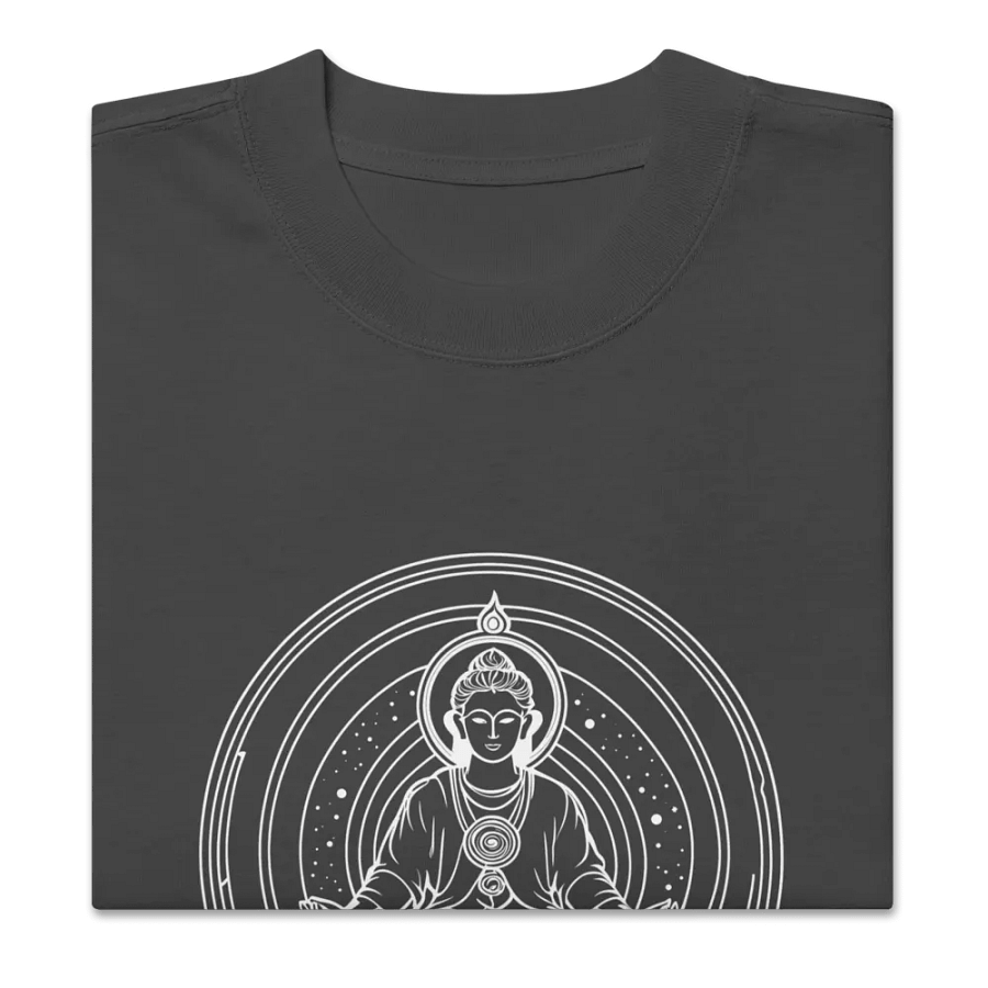 [Meditation 3 - White] Oversized T-Shirt product image (2)