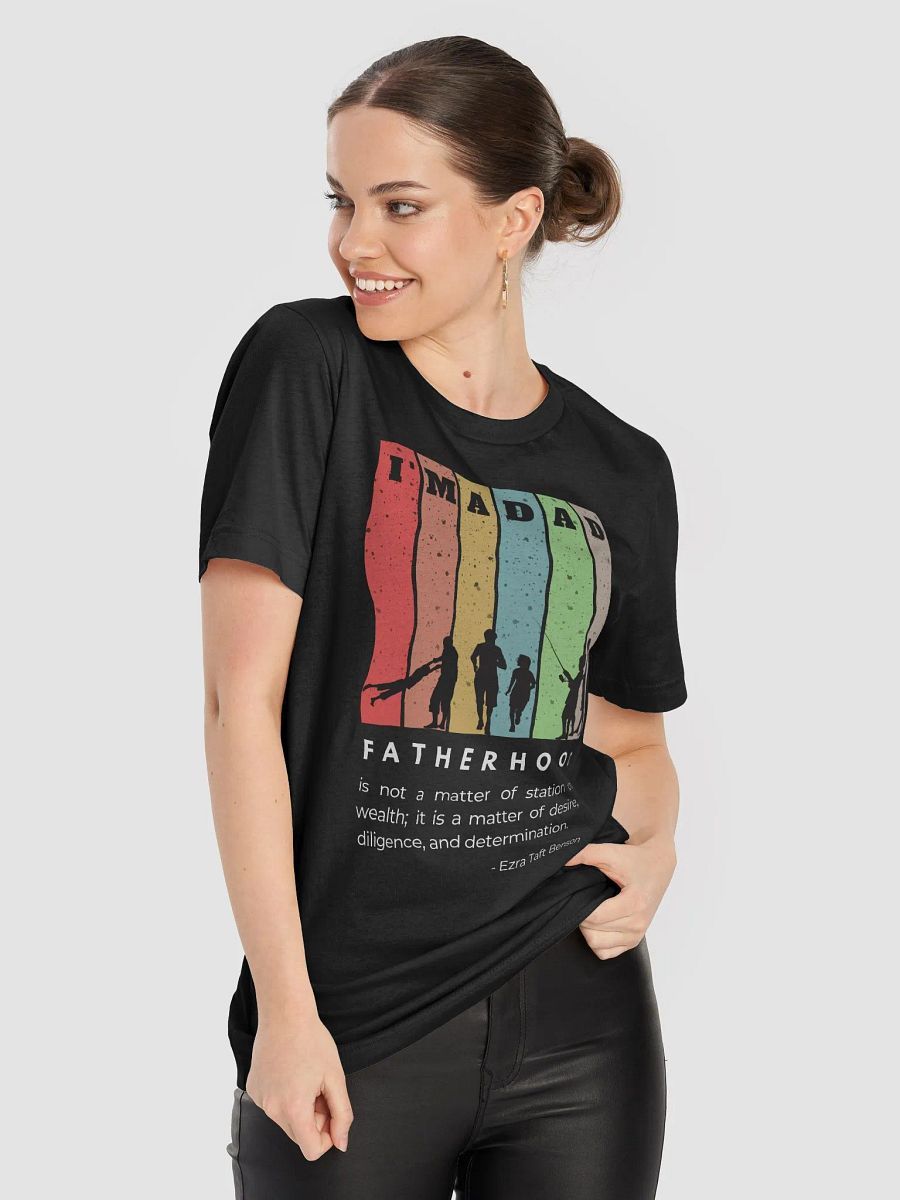 DEFINITION OF FATHERHOOD TEE (BLACK) product image (8)