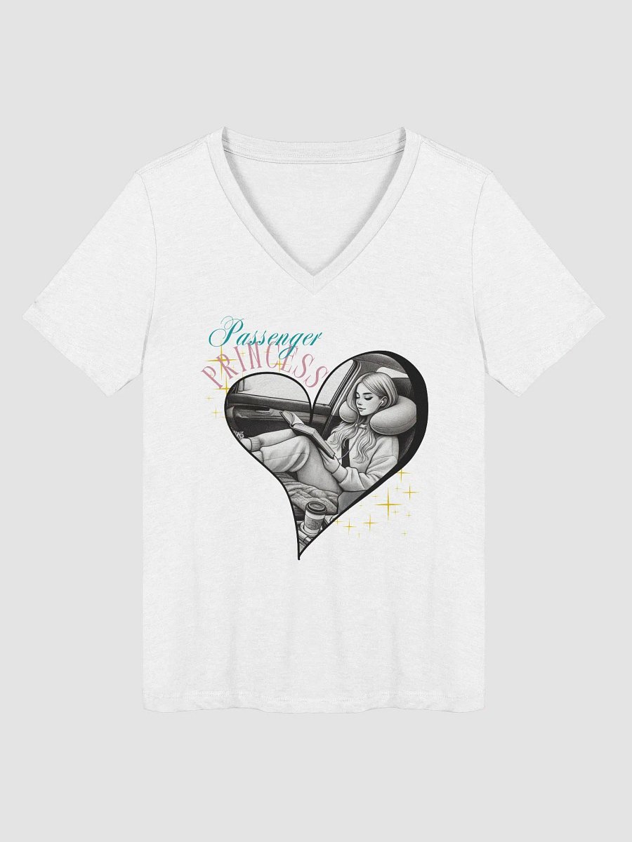 Passenger Princess V-Neck Tee – Road Trip Graphic T-Shirt product image (2)