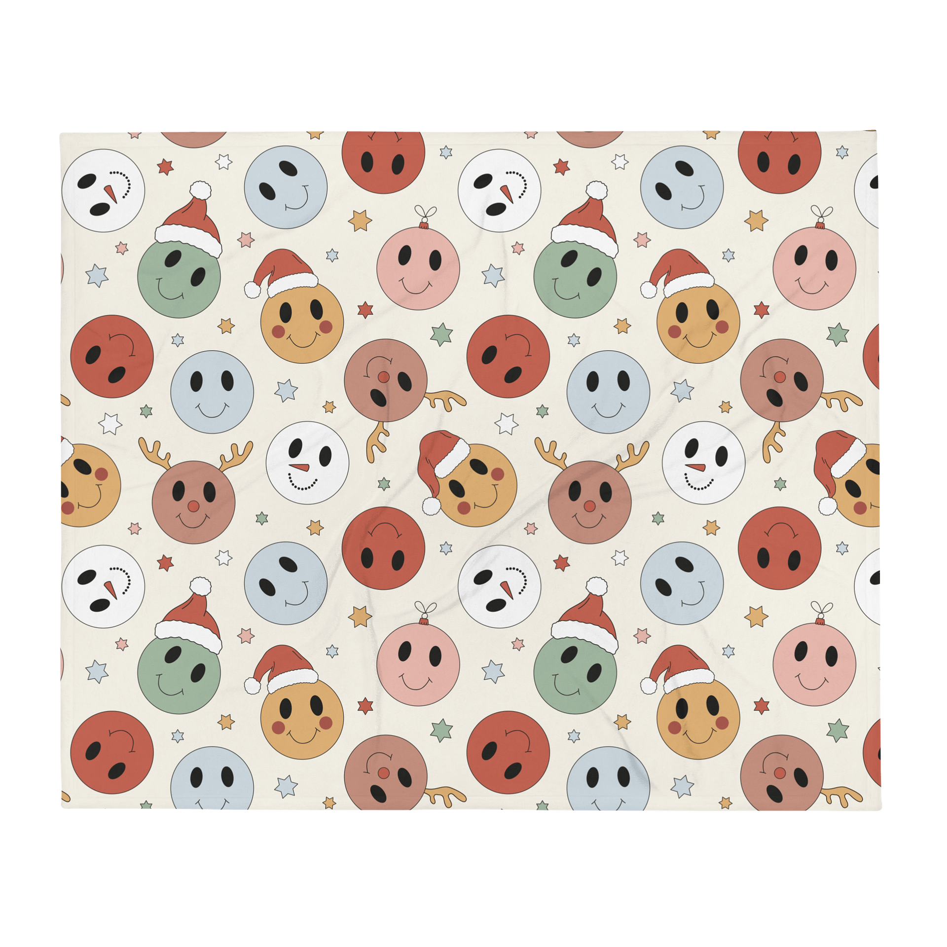 Christmas Smilies Blanket product image (1)