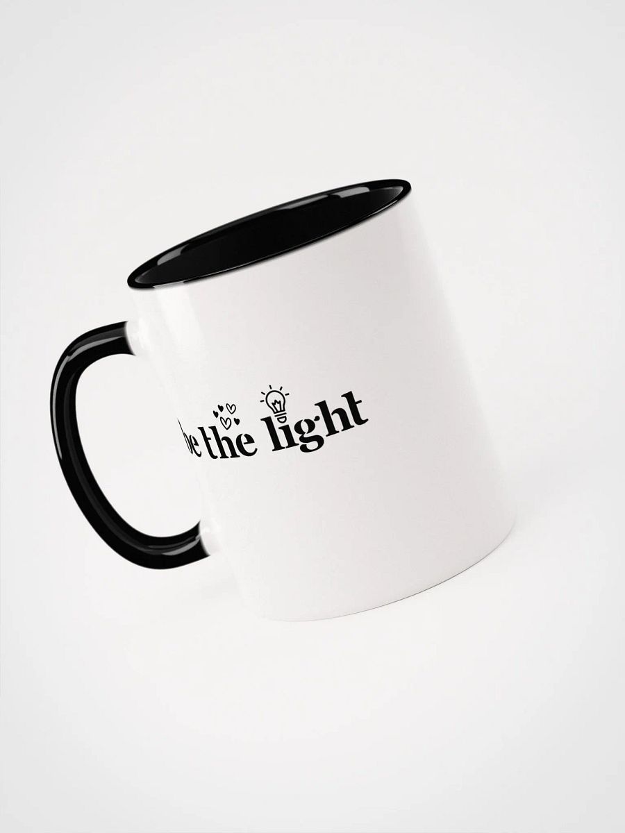 Be the Light Inspirational Ceramic Mug - White. product image (4)