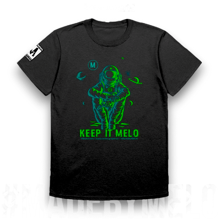 #MeloCrew Vibes: Green - Basic T-Shirt | #MadeByMELO product image (1)