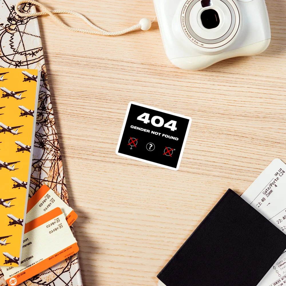 404 Gender Not Found Magnet product image (7)