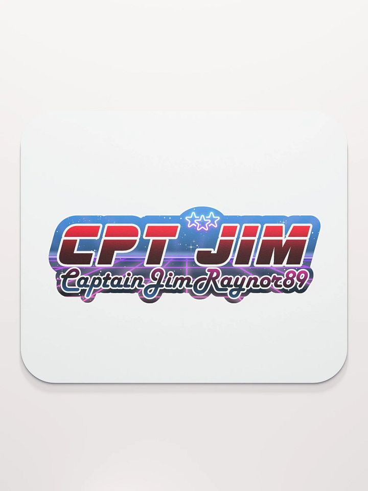 Retro Futuristic Captain Jim Mouse Pad product image (2)