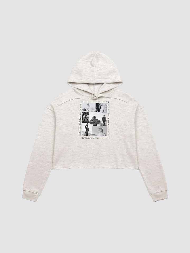Kim Taehyung Fleece Crop Hoodie product image (1)