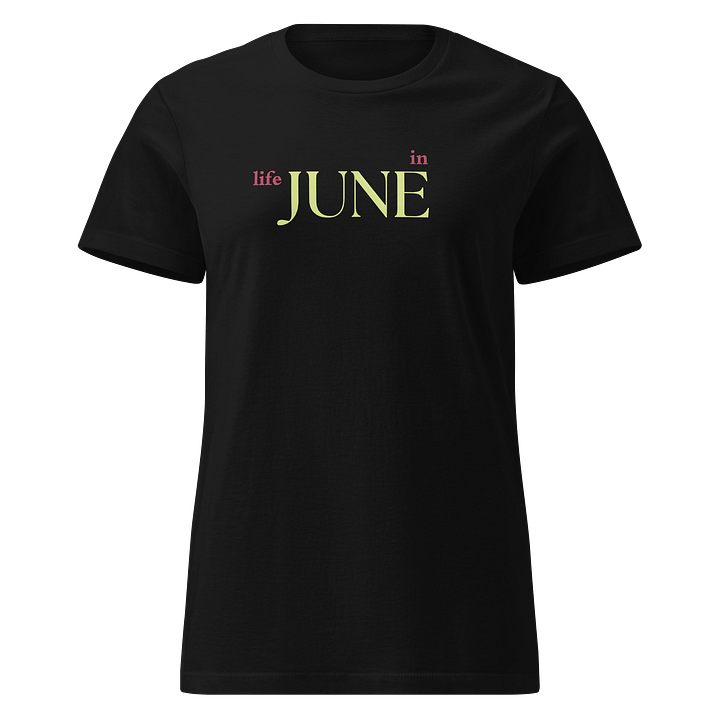 Women's Basic Softstyle T-Shirt JUNE Lettering product image (1)