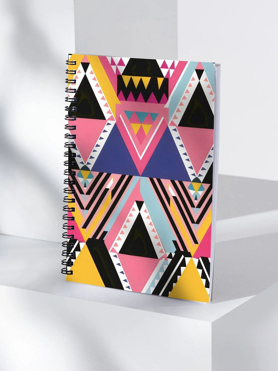 Geometric Harmony Spiral Notebook product image (4)