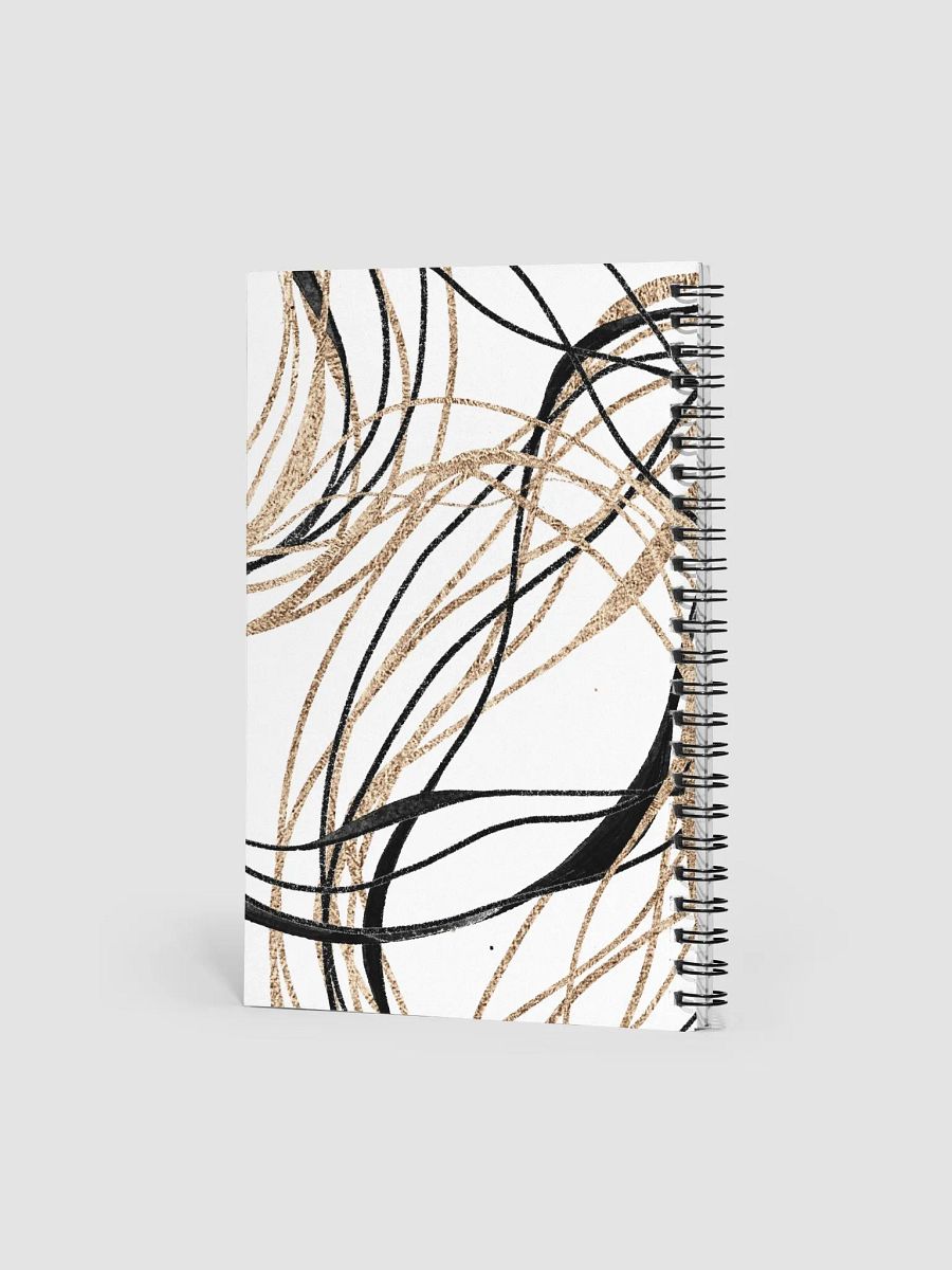 Swirls Line Art Spiral Notebook product image (2)