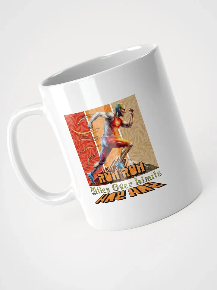 Run Run Miles Over Limits Male Running Energetic Mug product image (2)