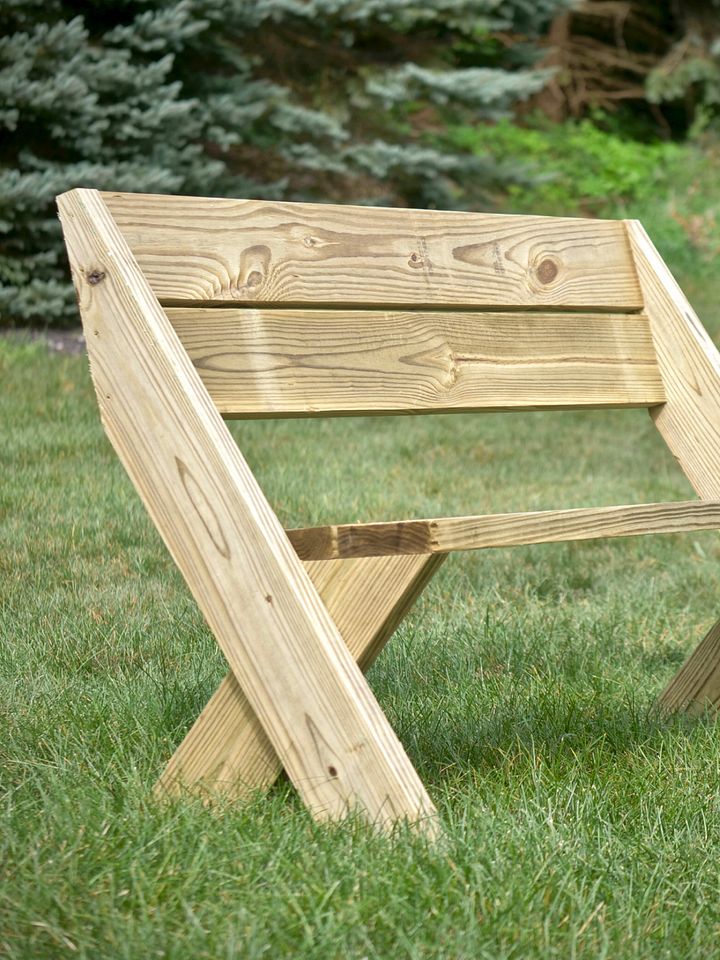 2x6 Outdoor Bench Plans product image (2)
