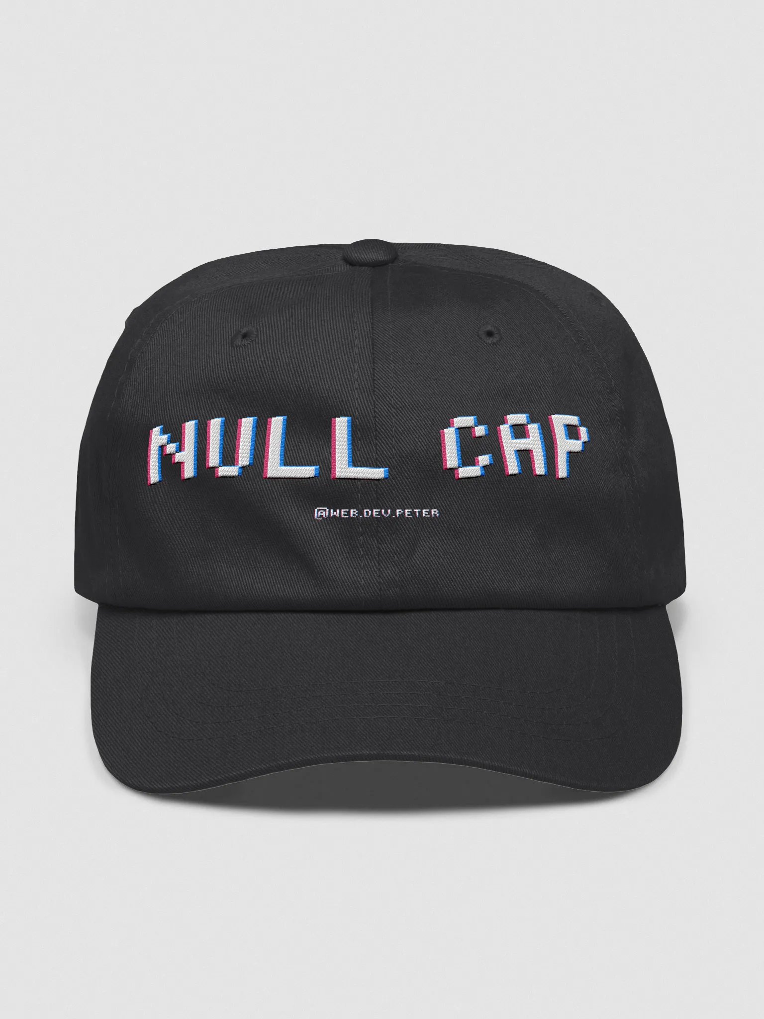 "NULL CAP" Glitch Dad Hat product image (1)