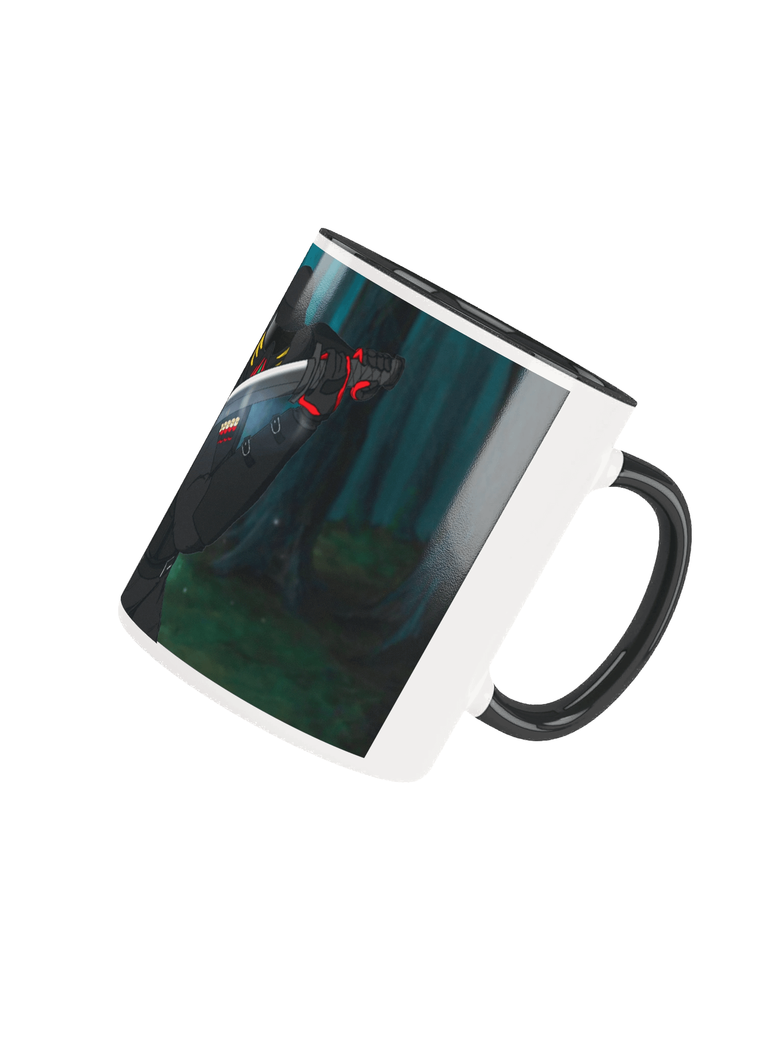 Cartoon Shadow Mug (White/Black) product image (7)
