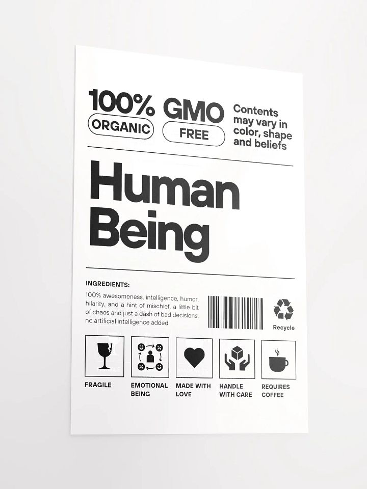 Human Being | Poster product image (2)