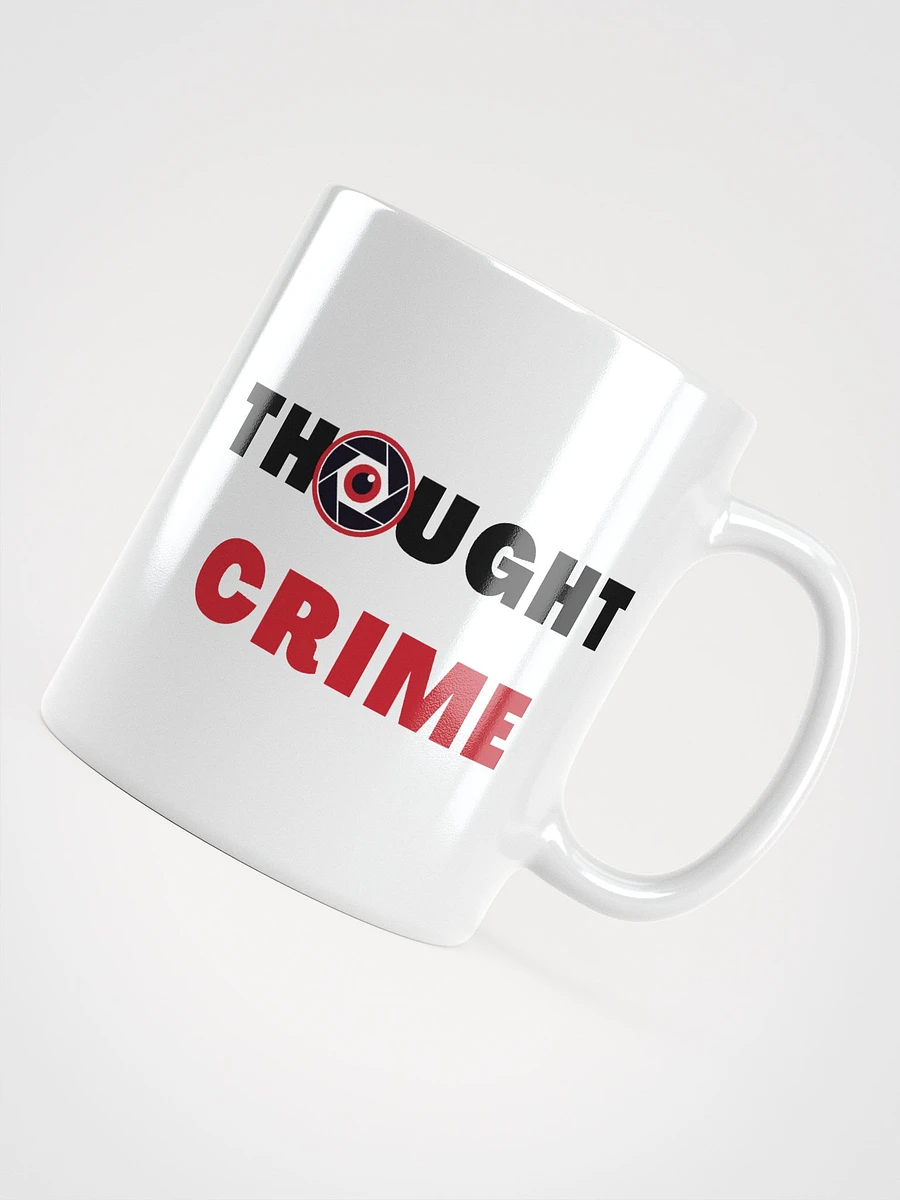 White glossy mug thought crime 11oz 15oz product image (7)