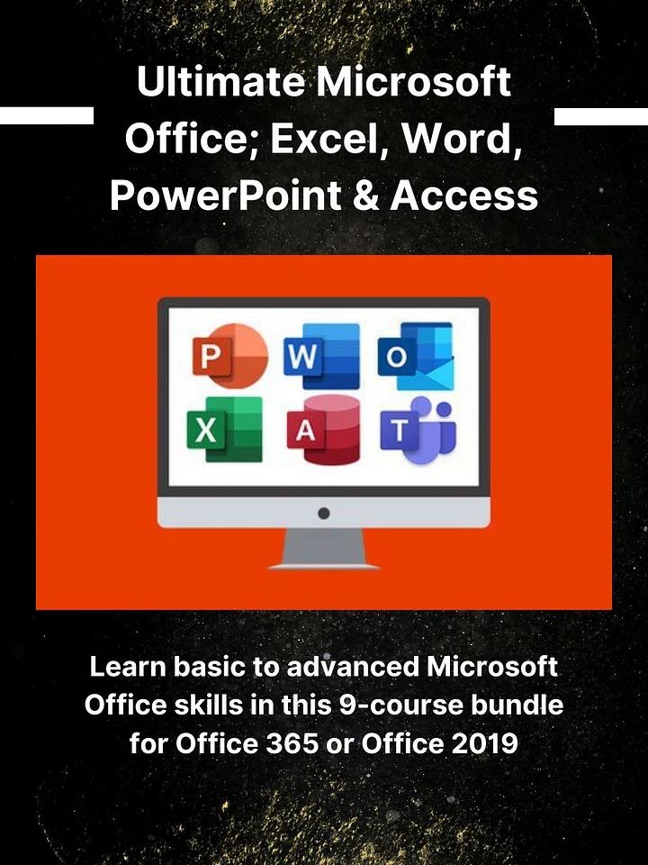 Ultimate Microsoft Office; Excel, Word, PowerPoint & Access product image (1)