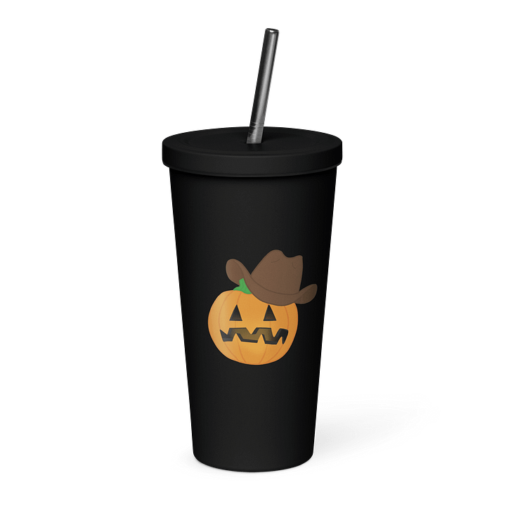 Halloween '25 Pumpkin Cowboy Stainless Steel Tumbler product image (1)