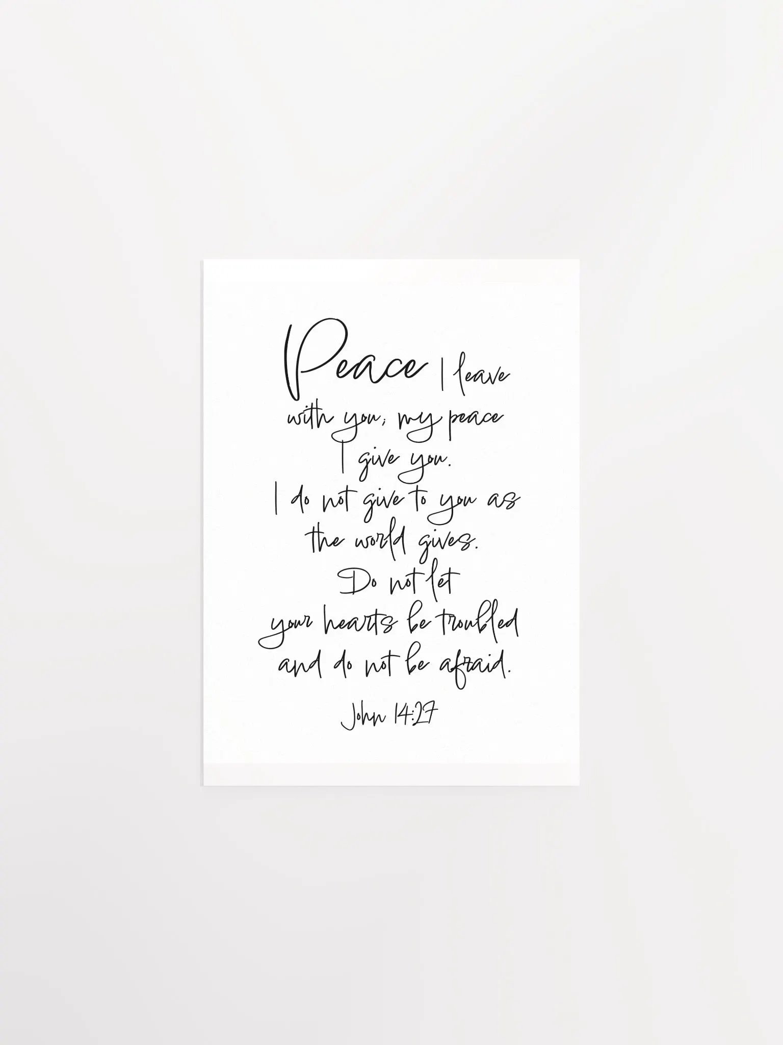 Peace, I Leave with You - Print product image (1)