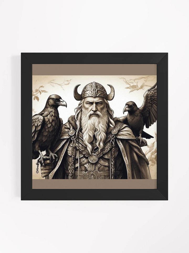 “Odin’s Watch: Huginn & Muninn Framed Legacy Art” product image (5)