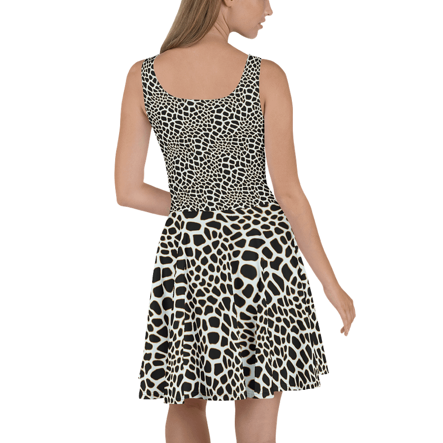 Giraffe Skin Skater Dress product image (4)