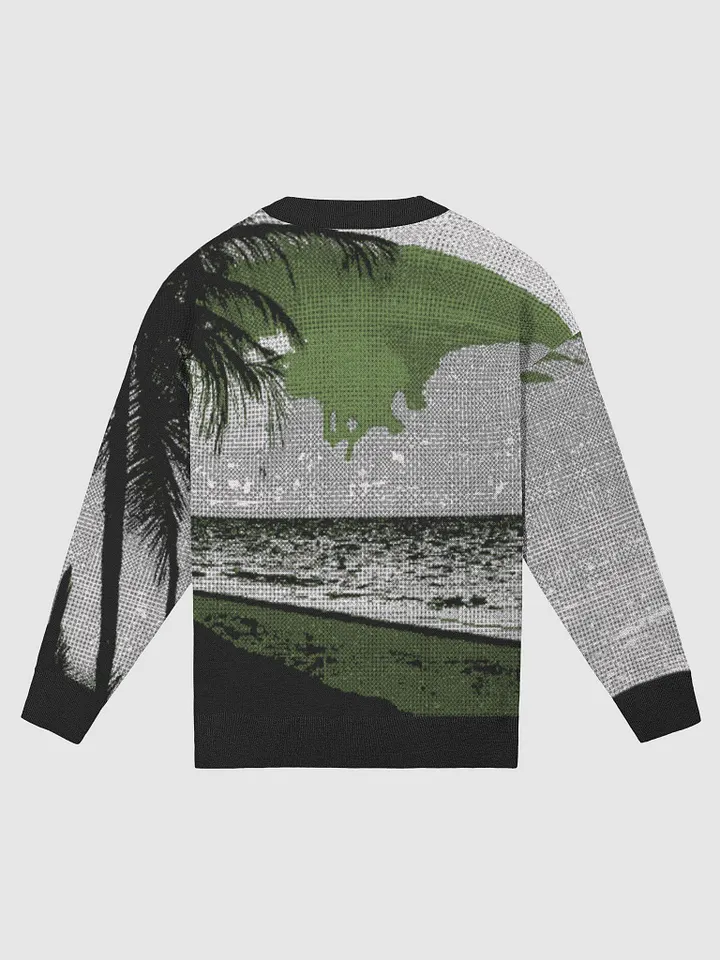 Island Vibes: Relaxed Fit Jacquard Crewneck Sweater product image (8)