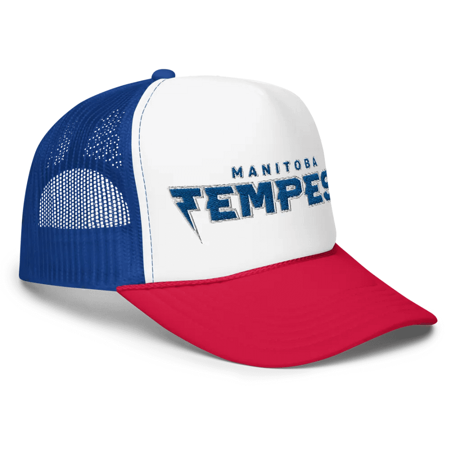 Tempest Dodgeball Club Foam Trucker Hat (Sapphire) product image (48)