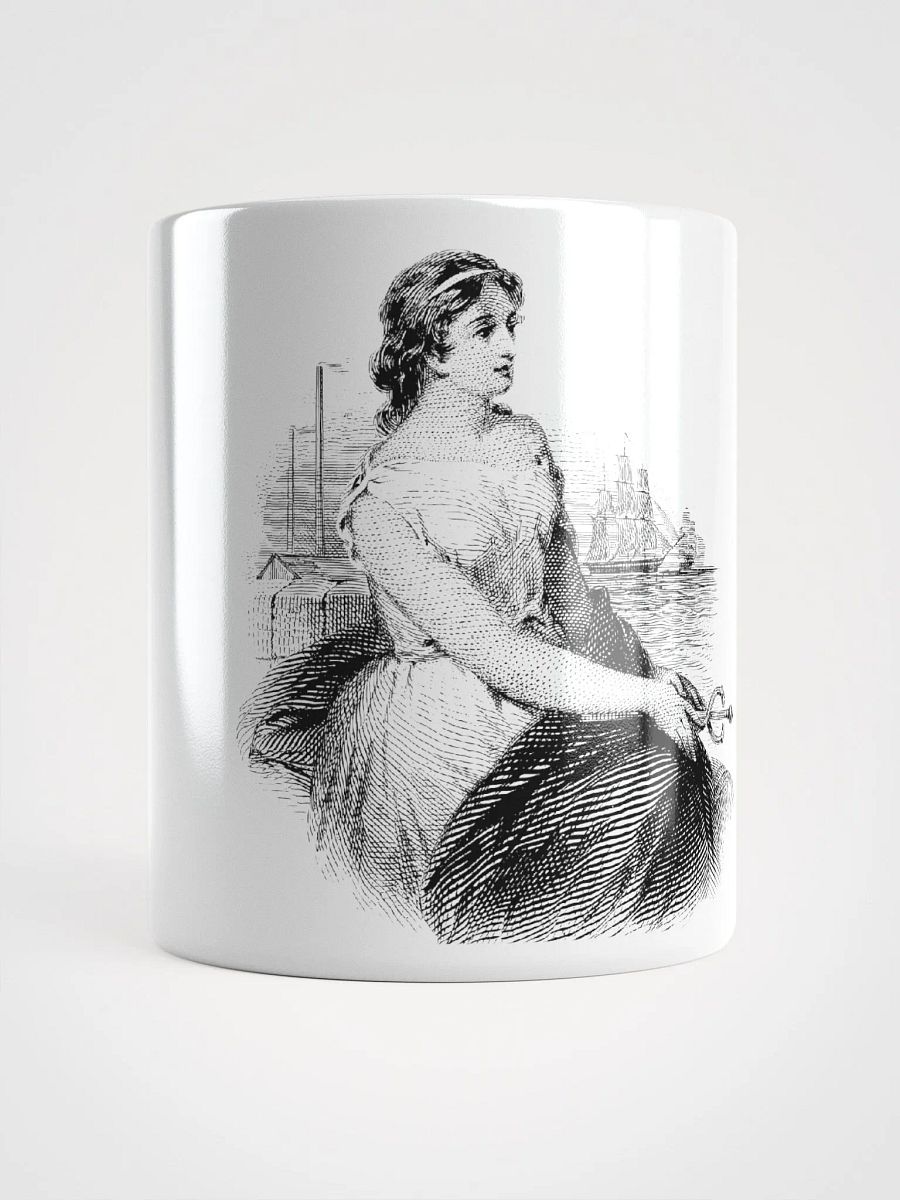 White Glossy Coffee mug-White Female product image (5)