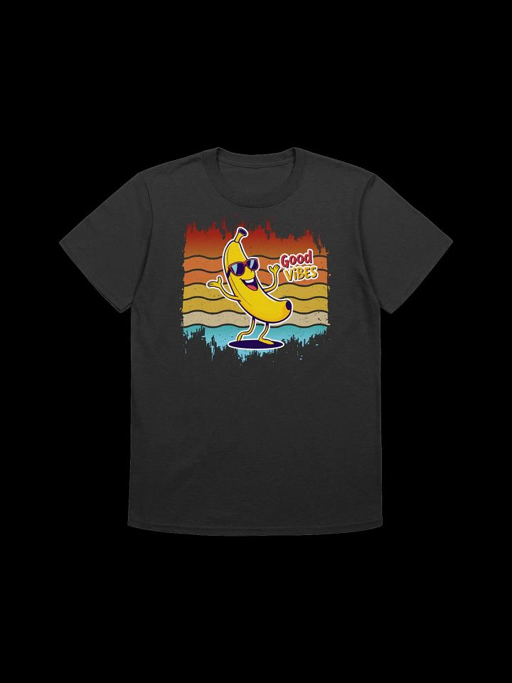 Food Lover-Good Vibes Only-Dancing Banana with Sunglasses T-Shirt product image (2)