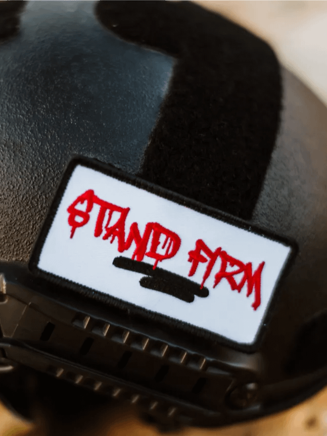 STAND FIRM Tactical Velcro Patch product image (2)