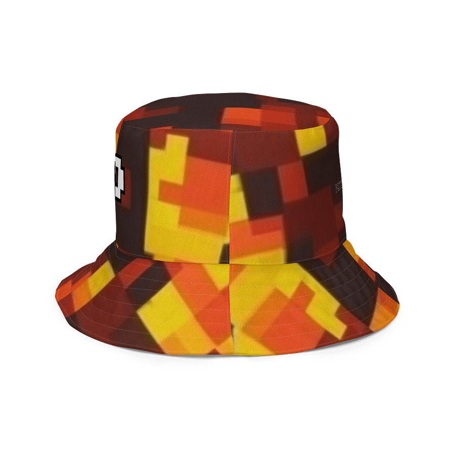 Patient PixelZ Reversible Bucket Hat (PixelZ My Craft & Pixel Embers) product image (8)