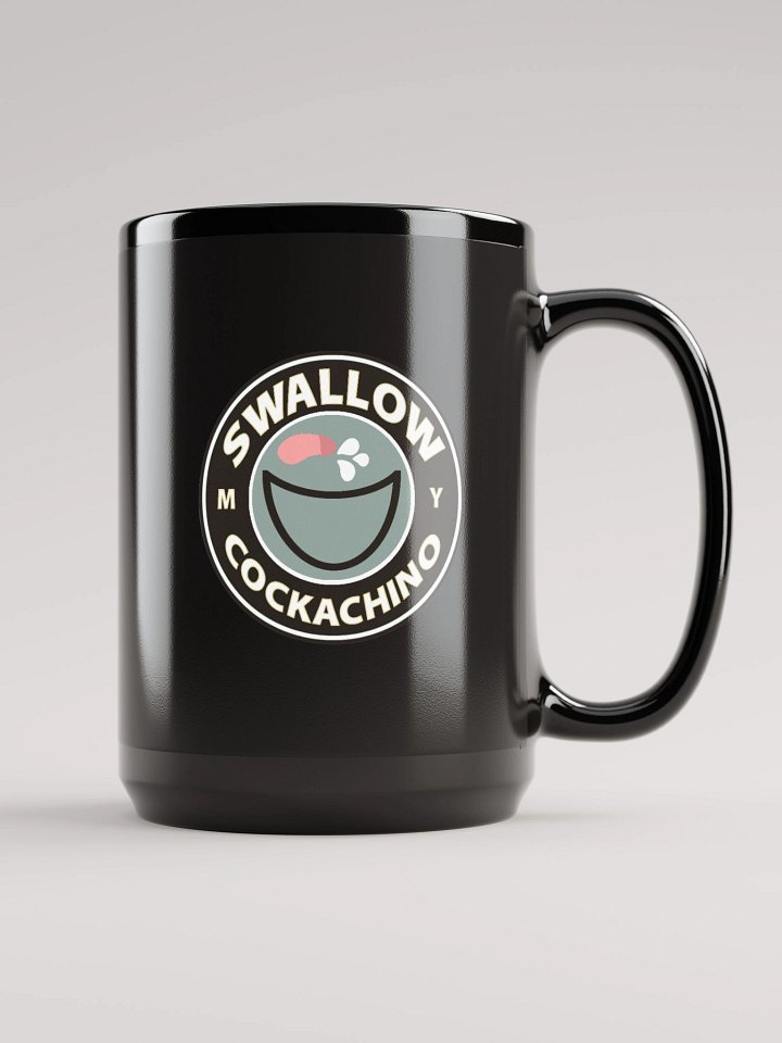 Swallow My Cockachino Mug (black) product image (1)